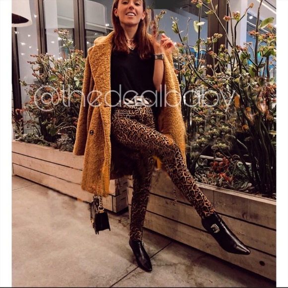 Zara Pants - NWT Zara Leopard Skinny Stretchy Pants
